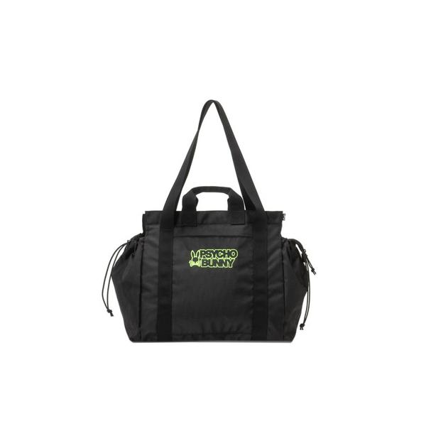 【新品未使用】サイコバニー トートバッグ (PBMG4FB4) サイコバニー（Psycho Bunny） トートバッグ BLOCK PB PBMG4FB4-IVY