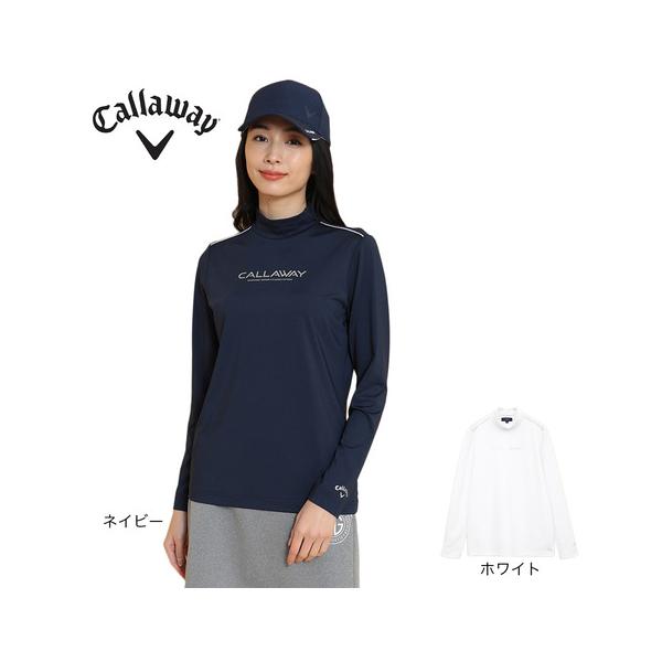 極美品】キャロウェイゴルフ モックネックワンピース ネイビー L