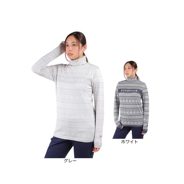 CLUNK（クランク） （レディース）ゴルフウェア 発熱 長袖 成型