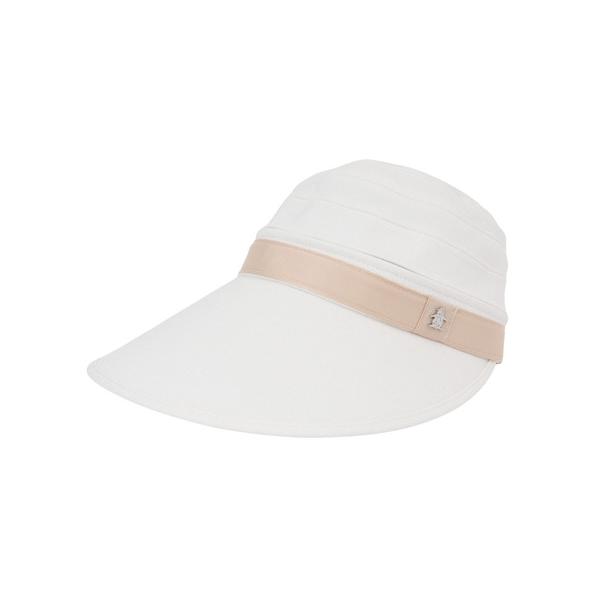 公式 マンシングウェア デニム調リボン取り外しキャップ レディース