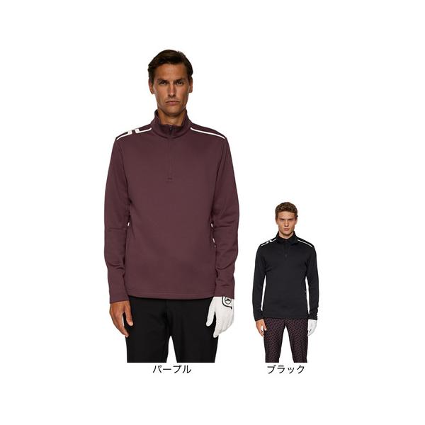 J.LINDEBERG（メンズ）ゴルフウェア Vinnie クォータージップ ミッド