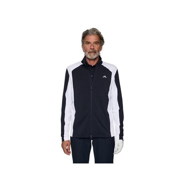 J.LINDEBERG（J.LINDEBERG）（メンズ）ゴルフウェア Banks Zip ミッド