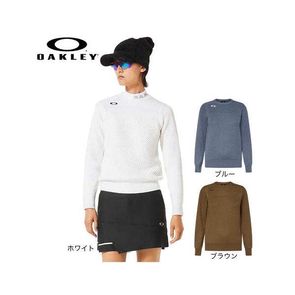 オークリー(OAKLEY)ゴルフウェア 吸汗速乾 ELEVATE SURFACE SWEATER クルーネック FOA5009… OAKLEY（オークリー） （レディース）ゴルフウェア ELEVATE SURFACE