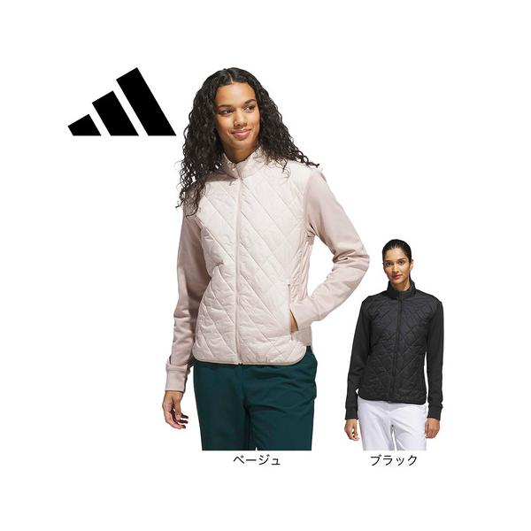 adidas レディース ゴルフジャケット adidas（アディダス） コート アウター スリーストライプス 長袖