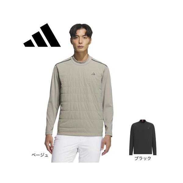 adidas（アディダス） （メンズ）ゴルフウェア キルト 長袖モック