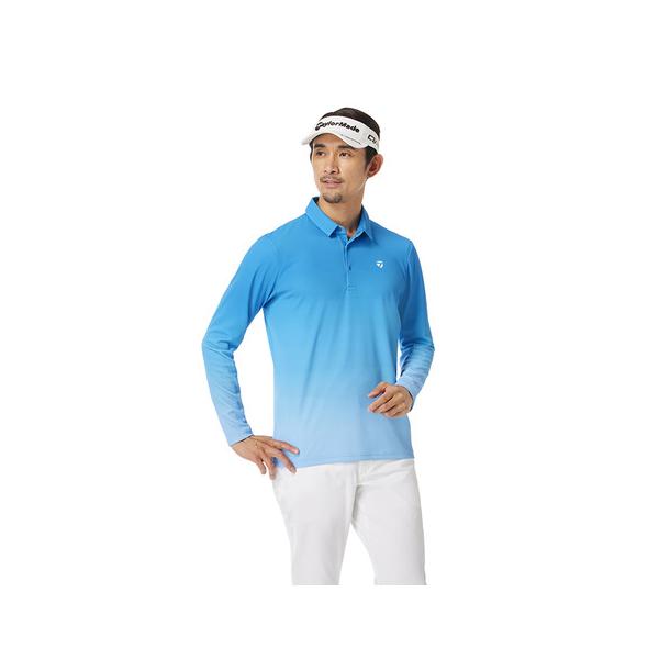 テーラーメイド(TAYLORMADE)ゴルフウェア Tコントロールグラデーション長袖ポロ M20204-UN979(Men’s) TaylorMade（テーラーメイド） テーラーメイド（TAYLORMADE）（メンズ