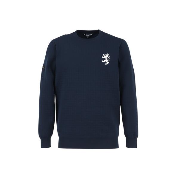 アドミラル ゴルフ(Admiral GOLF)ゴルフウェア リップジャガード クルーネックセーター ADMA553-BGY(M… Admiral（アドミラル） ゴルフ（Admiral GOLF）（メンズ）ゴルフウェア