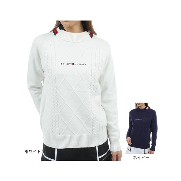 トミーヒルフィガー Tommy Hilfiger TommyHilfiger ヴィクトリアゴルフ ビクトリアゴルフ Victoria Golf ゴルフニット ゴルフウェア トップス 長袖セーター Lady's Ladys レディース れでぃ...