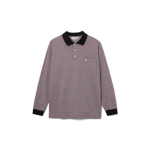 マンシング(MUNSING)ゴルフウェア グレンチェックポロシャツ MU5FLS05M BK00(Men’s) マンシング（MUNSING）（メンズ）ゴルフウェア グレンチェック