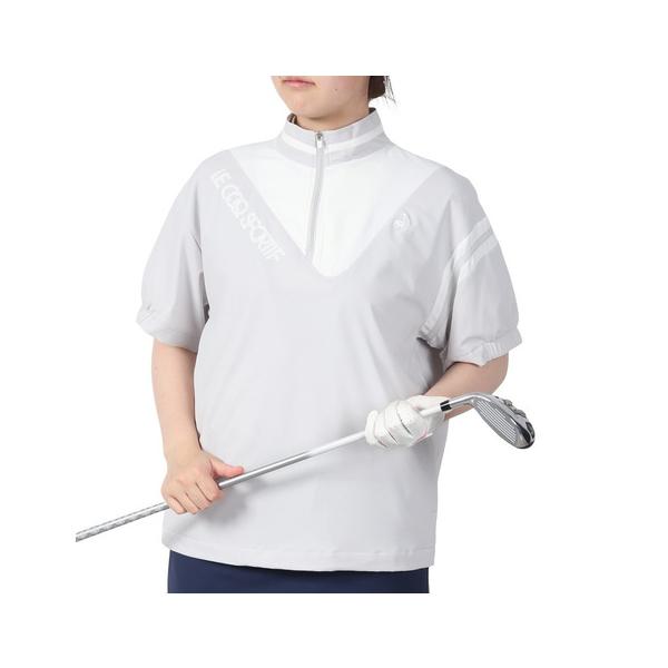 ルコックスポルティフ(lecoqsportif)ゴルフウェア 半袖ブルゾン LG5SWB01L GY00(Lady’s) le coq sportif（ルコックスポルティフ） ルコックスポルティフ