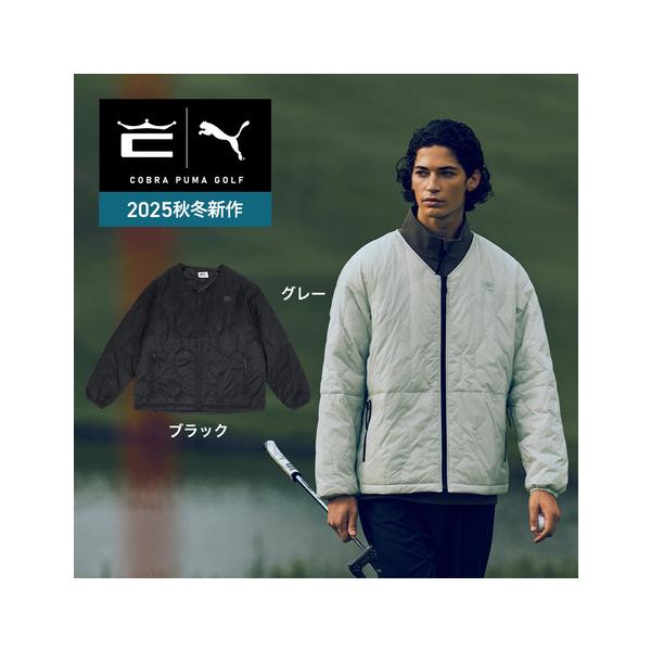 コブラ(Cobra)ゴルフウェア アウター Vネック ダウンジャケット 637995-02(Men’s) COBRA（コブラ） コブラ（Cobra）（メンズ）ゴルフウェア Vネック