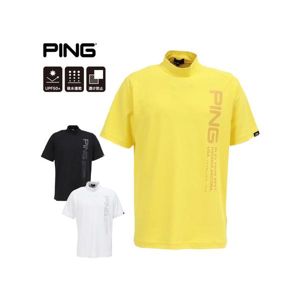 PING（ピン） （メンズ）モックネック ゴルフ テラカノコ 半袖