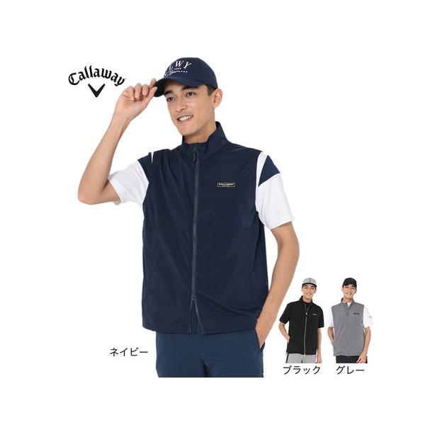 キャロウェイ（CALLAWAY）（メンズ）ゴルフウェア アウター ストレッチ 撥水 フルジップベスト C26116101