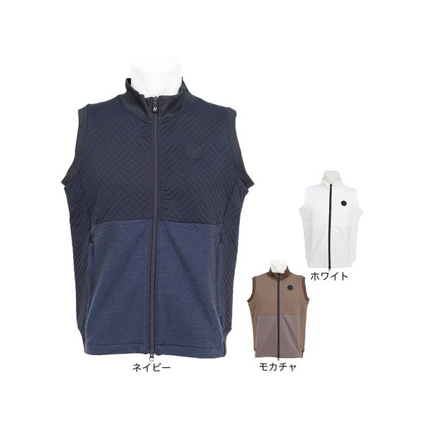 ホーンガーメント　ゴルフウェア　メンズ　ベスト CLUNK（クランク） （メンズ）ゴルフウェア 保温 キルトJQコンビベスト