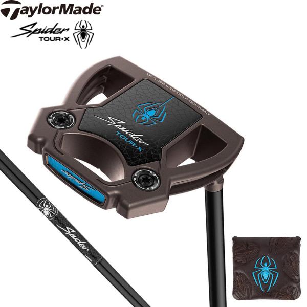 テーラーメイド（TAYLORMADE）（メンズ）スパイダーツアー X TORCHED SS with Single Line パター(ロフト3度)KBS CT 120 STEPLESS BLACK