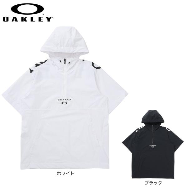 オークリー（OAKLEY）（メンズ）ゴルフウェア 撥水 防風 半袖 フーディ ジャケット FOA409528