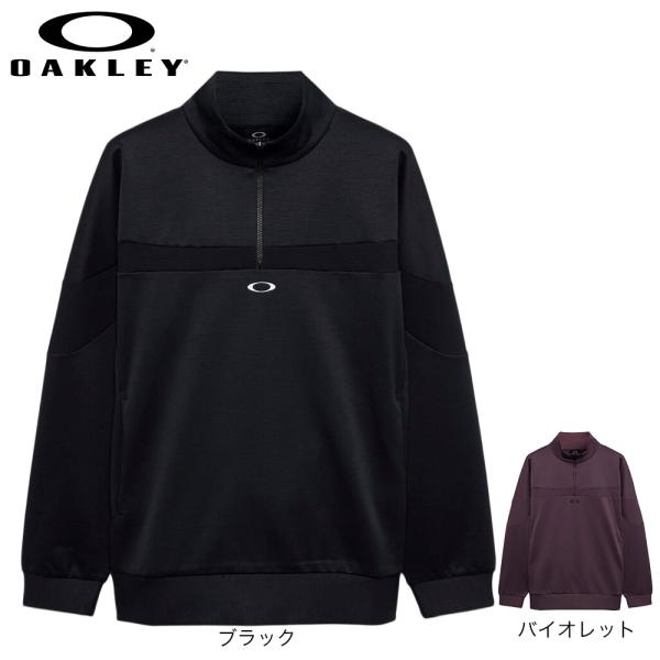 オークリー（OAKLEY）（メンズ）ゴルフウェア ハーフジップ PULLOVER WAFFLE FOA409534