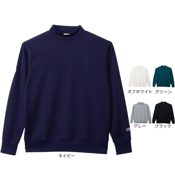 チャンピオン（CHAMPION）（メンズ）ゴルフウェア ロングスリーブ モックネックシャツ C3-EG403