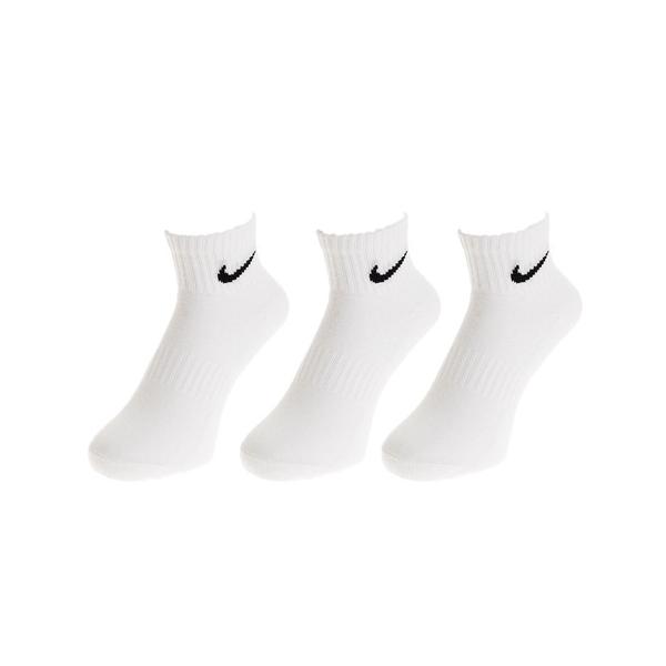 ナイキ（NIKE）（メンズ、レディース）エブリデイ クッション アンクルソックス 3足組 SX7667-100SP19 ホワイト
