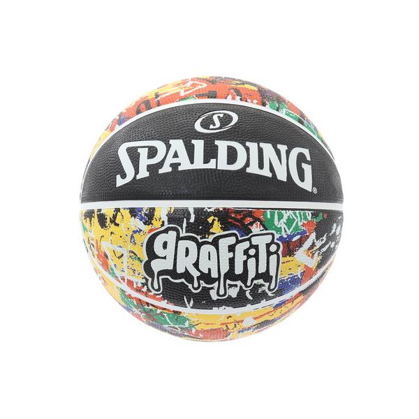 スポルディング（SPALDING） バスケットボール 5号球 ジュニア グラフィティ レインボー ラバー 84-520J （キッズ）