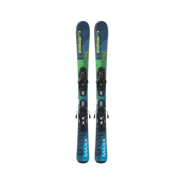 エラン（ELAN） ジュニア スキー板 ビンディング付属 22-23 MAXX+EL4.5 ブルー  （キッズ）
