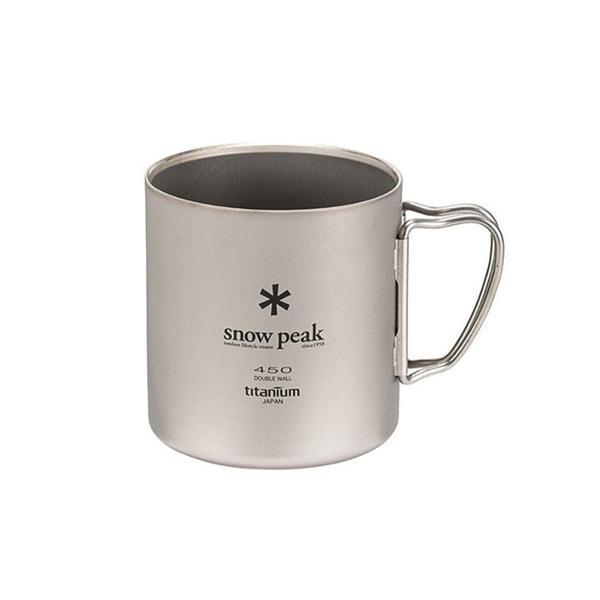 スノーピーク（snow peak） コップ マグカップ 保温 保冷 チタンダブルマグ 450ml MG-153 アウトドア キャンプ 軽量