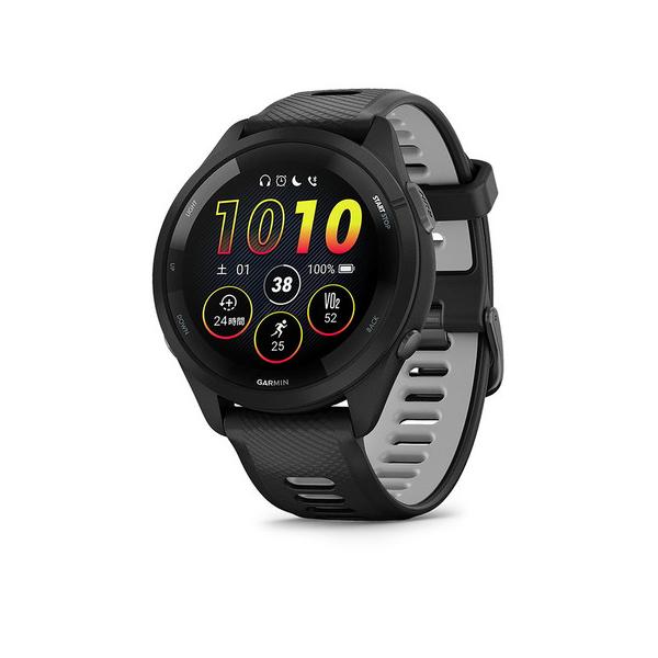他サイト： ガーミン（GARMIN）（メンズ、レディース）スマートウォッチ 時計 フォーランナー265 Forerunner 265 Black 010-02810-40の商品画像