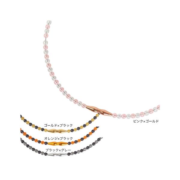 ブラック X 50cm ネックレス phiten