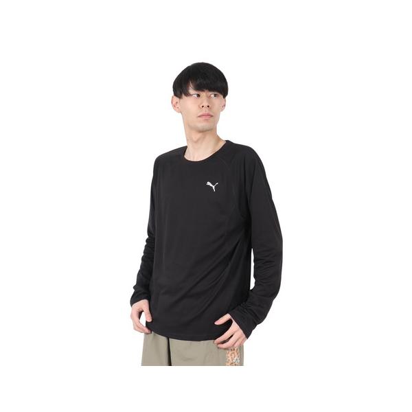 プーマ（PUMA）（メンズ）ランニング ラン ヴェロシティ AOP 長袖Tシャツ 527242 01 BLK