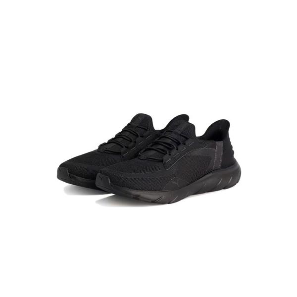 プーマ（PUMA）（メンズ、レディース）スニーカー ソフトライド フレックスレース イーズイン ALT ブラック 31199602 スポーツシューズ