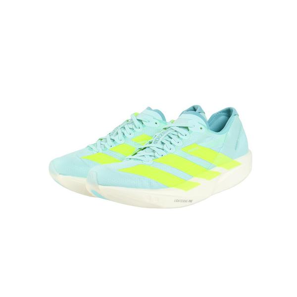 アディダス（adidas）（レディース）ランニングシューズ トレーニングシューズ 部活 アディゼロ タクミ セン 11 ターコイズ JH5223 スニーカー
