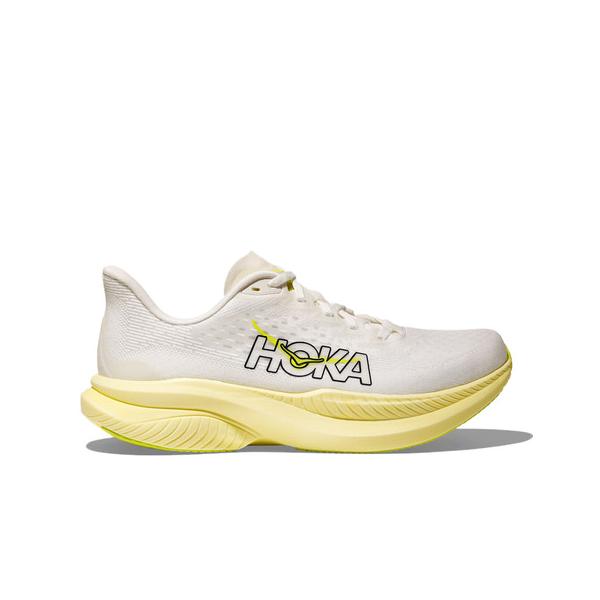 ホカ（HOKA）（レディース）ランニングシューズ ジョギングシューズ マッハ 6  ホワイト イエロー 1147810-WNH スニーカー