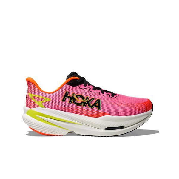 ホカ（HOKA）（レディース）ランニングシューズ トレーニングシューズ 部活 マッハ X 3 ピンク イエロー 1168721-NNRS スニーカー