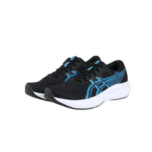 アシックス（ASICS）（メンズ）スポーツシューズ ランニングシューズ パトリオット 14 ブラック ブルー 1011C050.005 スニーカー スポーツ