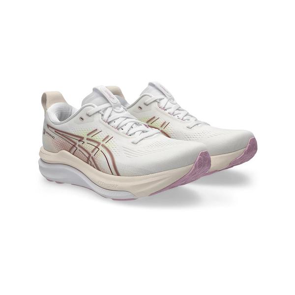 アシックス（ASICS）（レディース）ランニングシューズ ジョギングシューズ ゲルカヤノ 33 ホワイト ブラウン 1012B939.100 スポーツ シューズ トレーニング