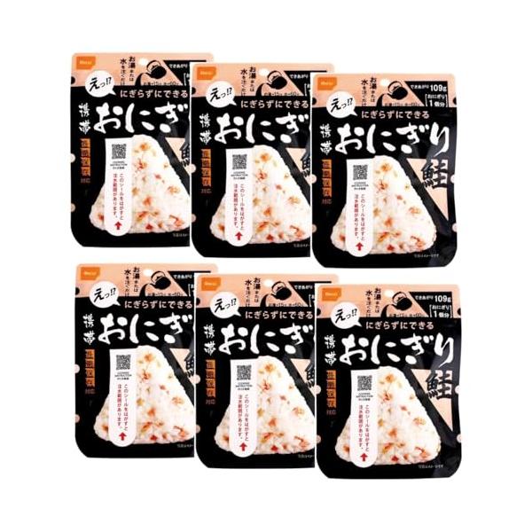 非常食 セット 防災食 5年 保存食 尾西食品 携帯おにぎり 鮭 6袋セット アルファ米 長期保存 非常用食品 防災グッズ 防災用品 備蓄用