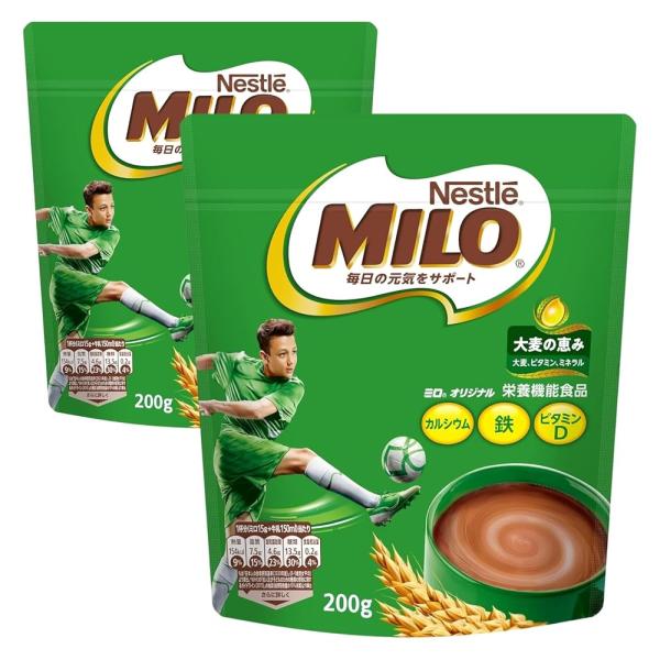 ミロにはカラダに必要な２種類のミネラル（カルシウム、鉄）、６種類のビタミン（ビタミンＢ２／Ｂ６／Ｂ１２／Ｄ／Ｃ・ナイアシン）入り成長期のお子さまだけではなく、大人にとっても必要な栄養素がしっかり入って家族みんなの健康づくりに『ミロ』で健康習...