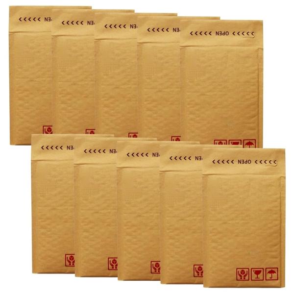 アクセサリーやスマホなどを入れることができる小物サイズのクッション封筒です。両面テープ付きで、封を閉じる際にテープは不要、強力粘着なので発送の際も高品質です。内側にエアーキャップが付いており、内容物をしっかり保護します。中に商品を入れて、そ...