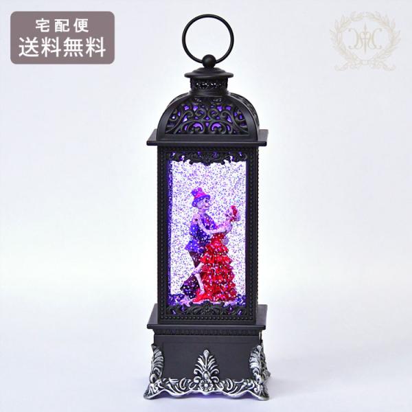 LEDランタンオルゴールオブジェ ハロウィン クリスマス スノードーム
