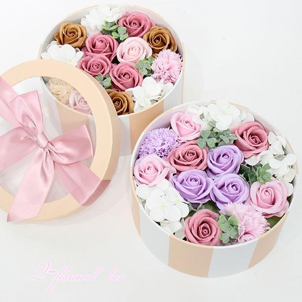 Q Fla ラウンドボックス バスソープ 入浴剤 石鹸 バスグッズ フラワーソープ ばら 母の日 花 バラ ホワイトデー バレンタイン 全店販売中 薔薇 ギフト 記念日