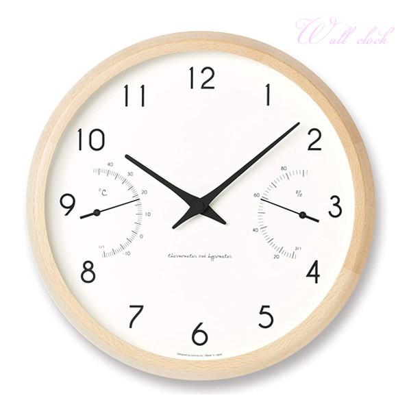 Lemnos Campagne Air ウォールクロック Pc17 05 時計 壁掛け 温度計 インテリア ナチュラル ギフト オシャレ かわいい ギフ 包装 湿度計
