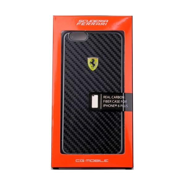 �t�F���[�� iPhone6 Plus / 6s Plus ���A���J�[�{���n�[�h�P�[�X �u���b�N FESCCBHCP6LBL