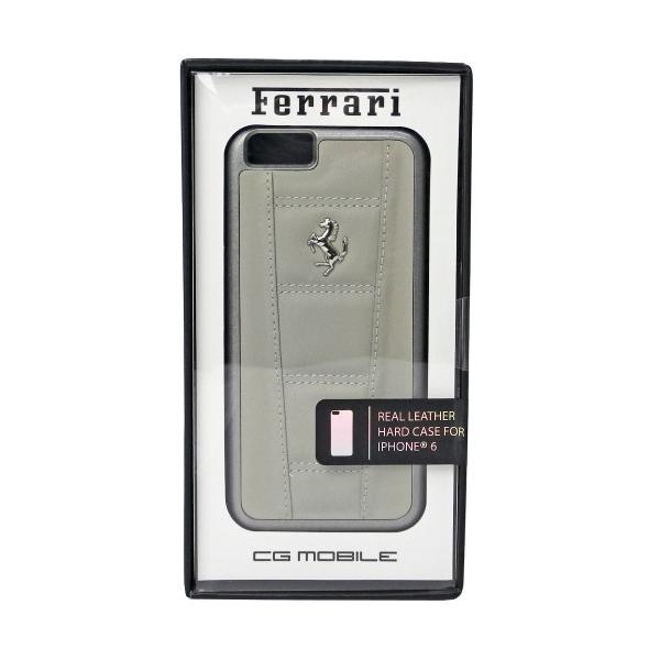 �t�F���[�� iPhone6/6s 458 ���U�[ �n�[�h�P�[�X �V���o�[/�O���[ FE458HCP6GR