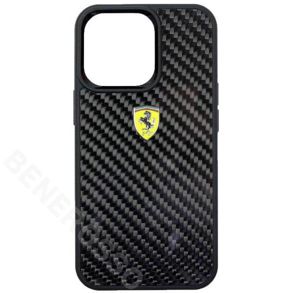 �t�F���[�� iPhone13Pro ���A���J�[�{�� �n�[�h�P�[�X ���^�����S �u���b�N FEHCP13LFCABK