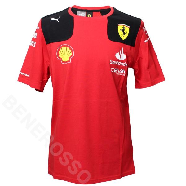 Ferrari PUMA スクーデリア フェラーリ チーム Tシャツ 2023 Ferrari PUMA スクーデリア フェラーリ チーム Tシャツ 2023
