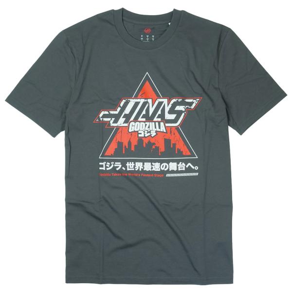 TGR ハース F1チーム x ゴジラ Godzilla TOKYO Tシャツ 2026 グレー TU17110