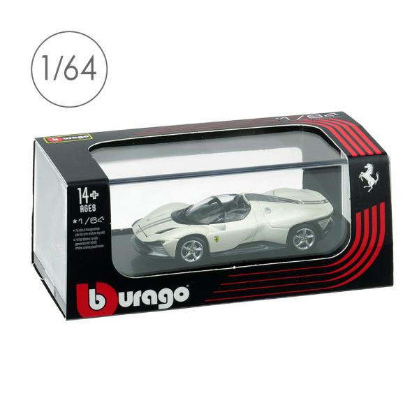 Bburago 1/64スケール フェラーリ デイトナ SP3 ホワイト 28-56322W