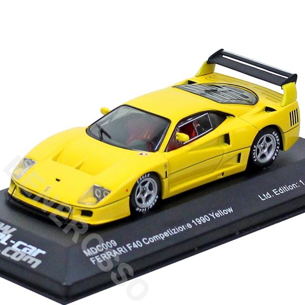 ixo 1/43スケール フェラーリ F40 コンペティツィオーネ 1990 イエロー MDC009