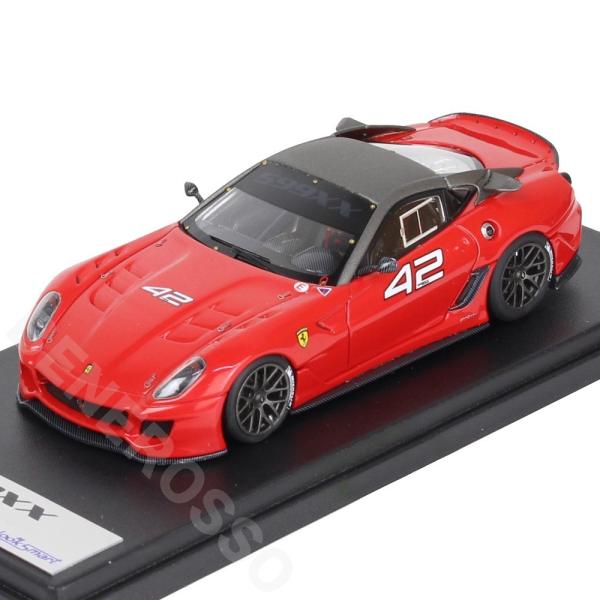 Look Smart 1/43XP[ tF[ 599XX gVersione Clientih#42 Rosso F1 / Grigio Ghisa Opaco LS368L