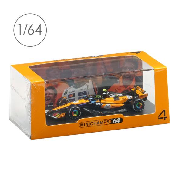 MINICHAMPS 1/64スケール マクラーレン F1チーム MCL39 L.ノリス モナコGP 2025 ウィナー オレンジ 530257104